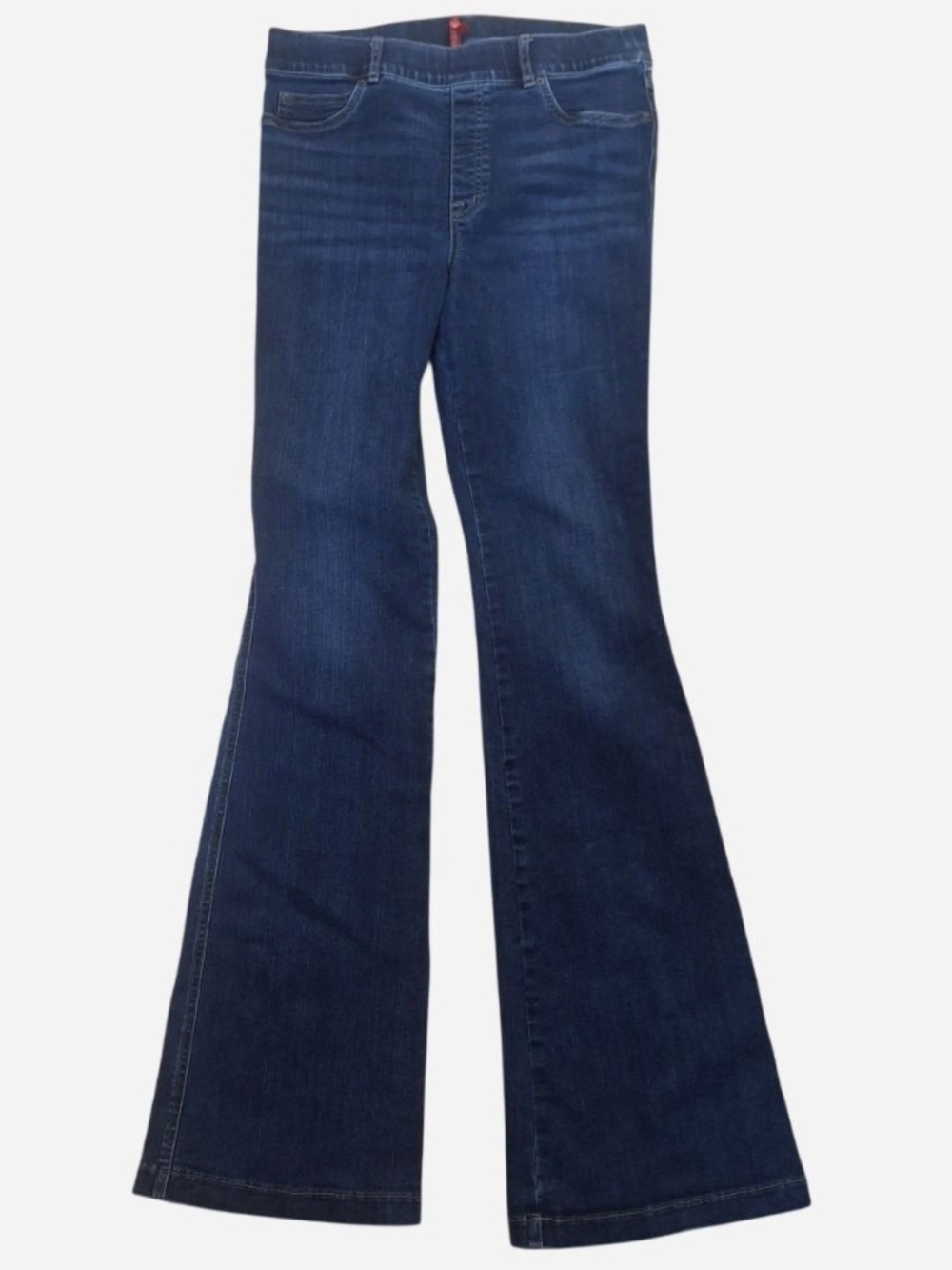 SPANX Shape EveryWear High Rise Pull-On Flare Jeans Blue Size L/G